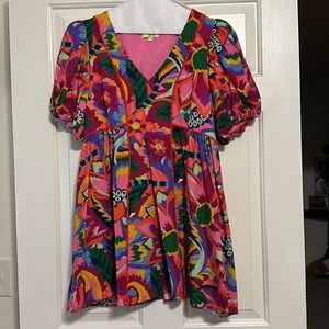 Crosby by Mollie Burch floral dress size small